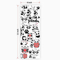Cartoon Panda UV DTF Sticker for Resin Art - 2097