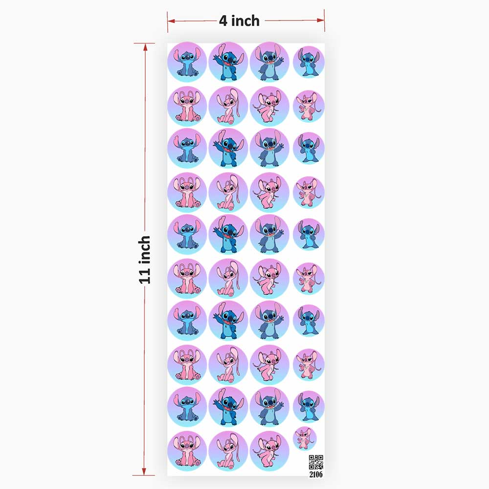 Cartoon UV DTF Sticker for Resin Art - 2106