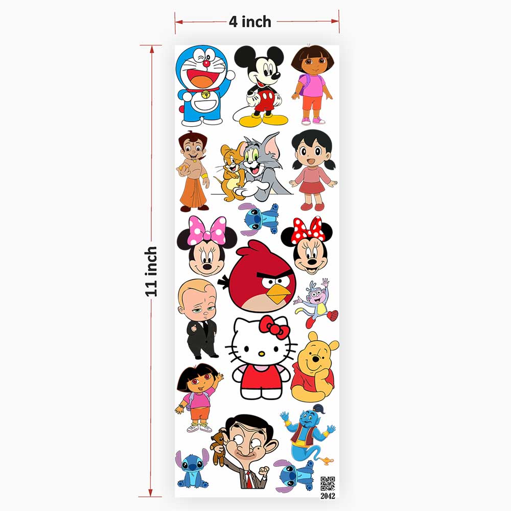 Cartoon Mix UV DTF Sticker for Resin Art - 2042