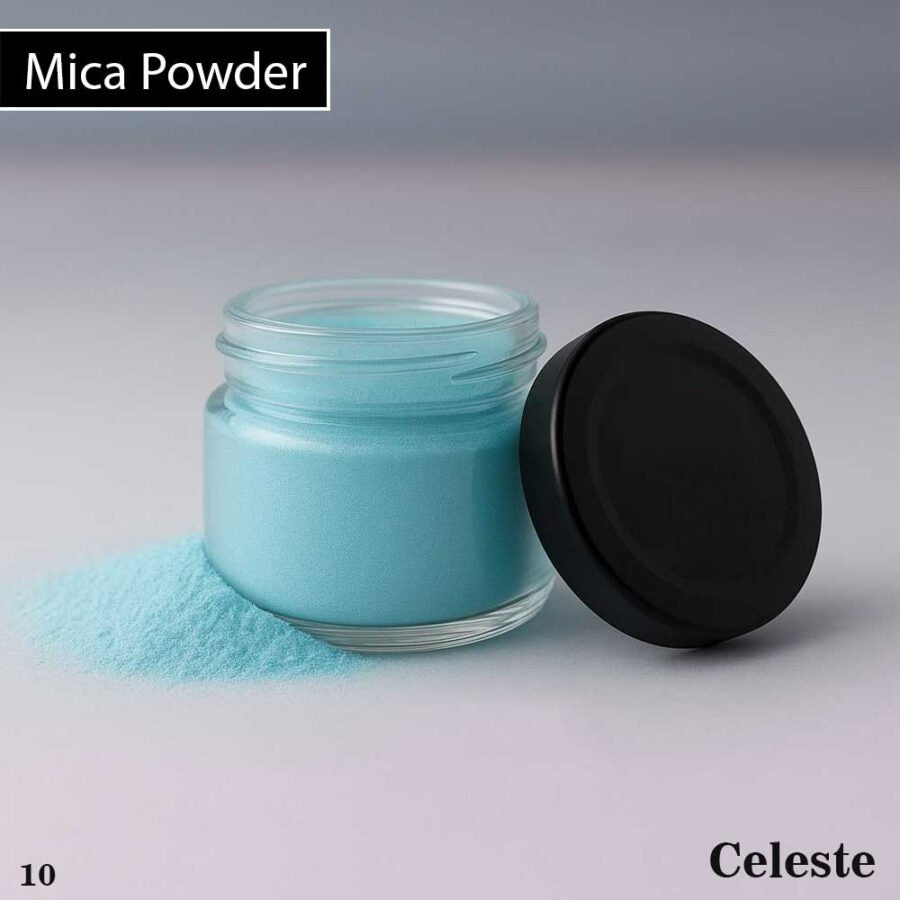 Mica Powder Pigment - Celeste
