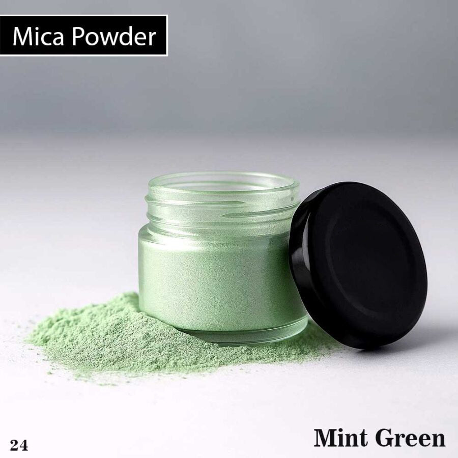 Mica Powder Pigment - Mint Green