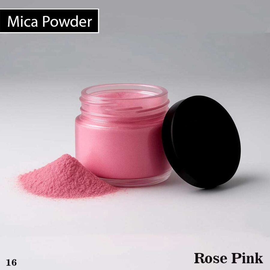 Mica Powder Pigment - Rose Pink