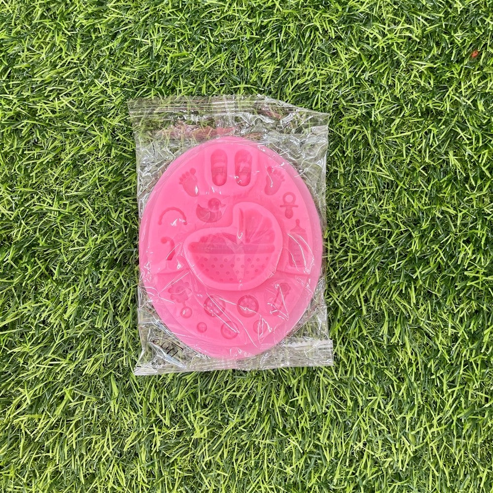 17-Cavity Baby Silicone Mould - 14 x 11.5cm