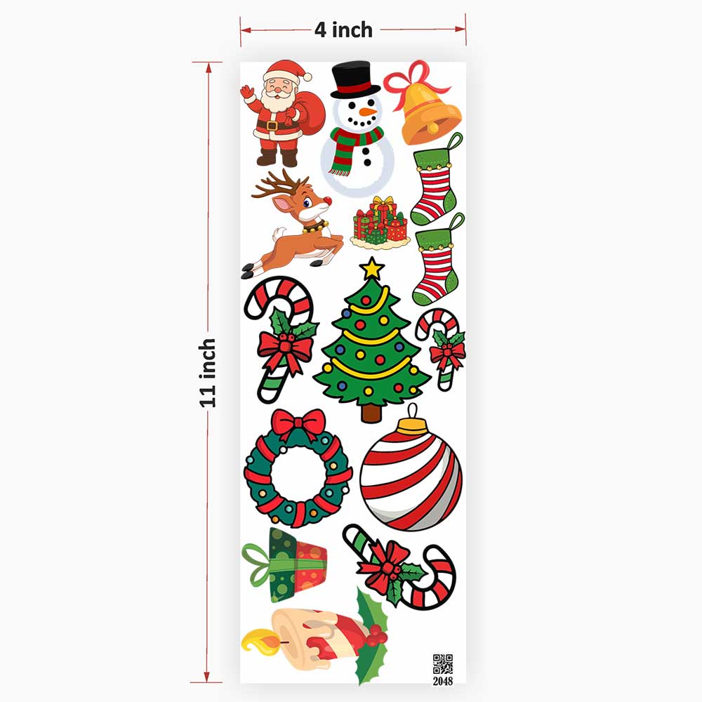 Christmas Elements UV DTF Sticker for Resin Art - 2048