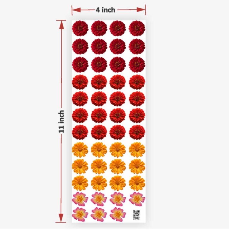 Flower UV DTF Sticker for Resin Art - 2002