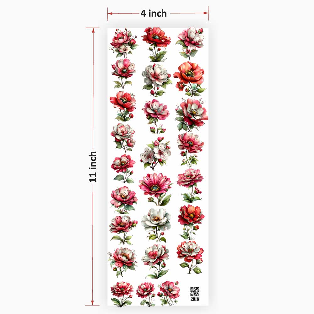 Flower UV DTF Sticker for Resin Art - 2016