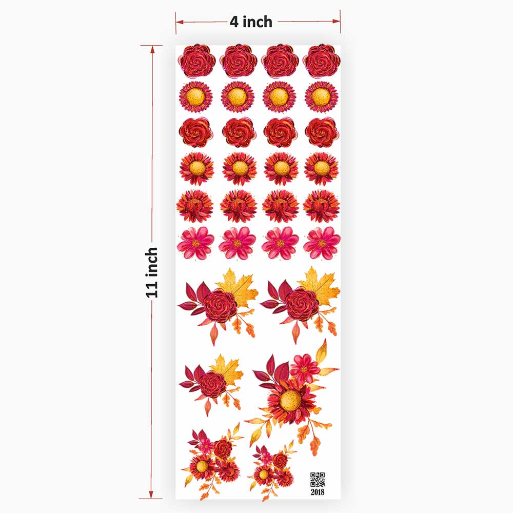 Flower UV DTF Sticker for Resin Art - 2018
