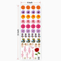 Flower UV DTF Sticker for Resin Art - 2034