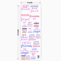 Friends Quotes UV DTF Sticker for Resin Art - 2072