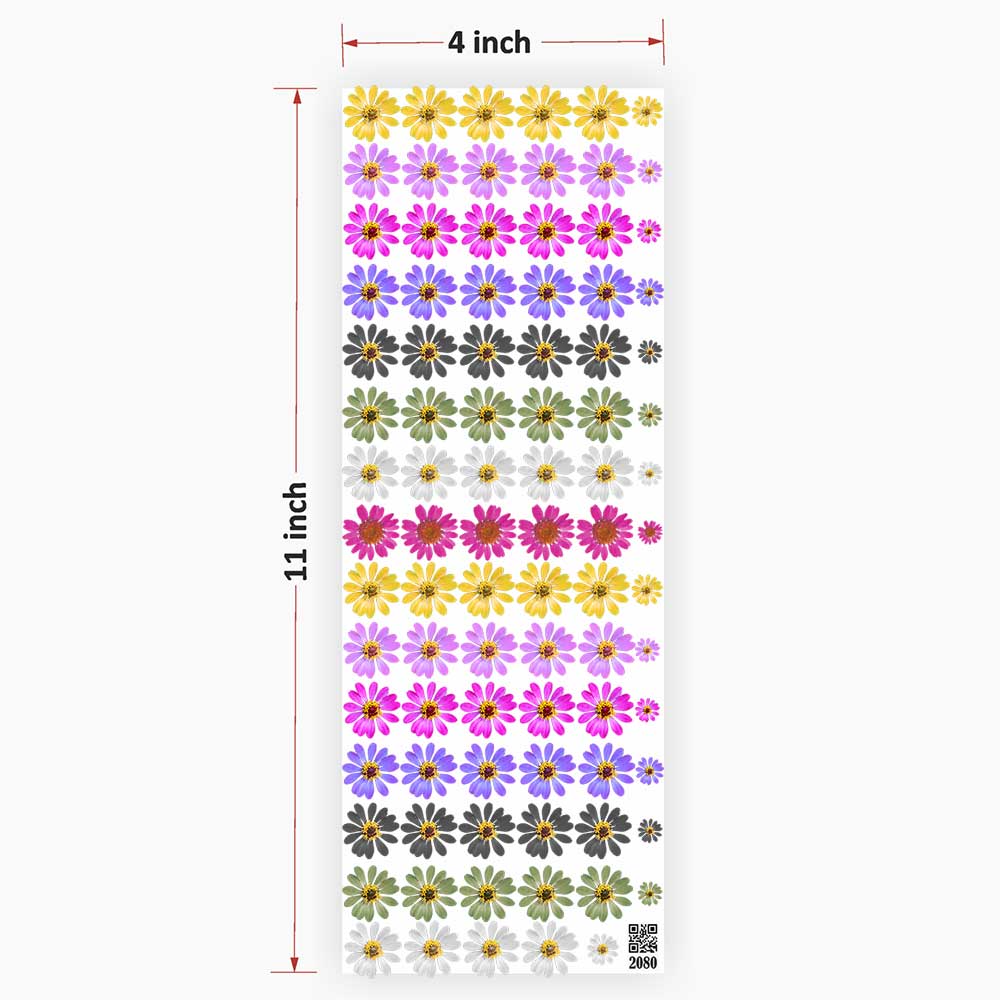 Flower UV DTF Sticker for Resin Art - 2080