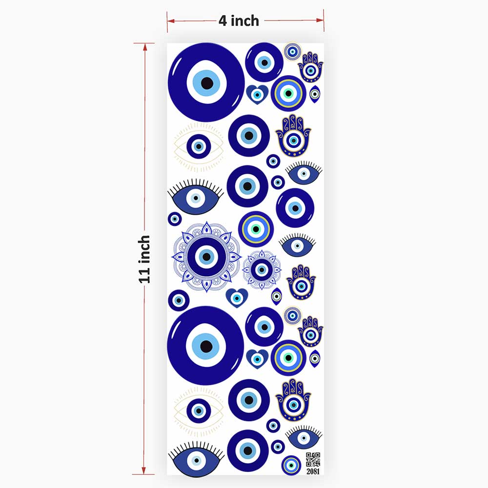 Evil Eye UV DTF Sticker for Resin Art - 2081