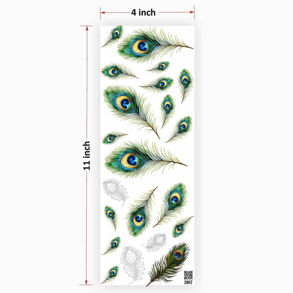 Feather UV DTF Sticker for Resin Art - 2087
