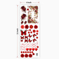 Flower UV DTF Sticker for Resin Art - 2112