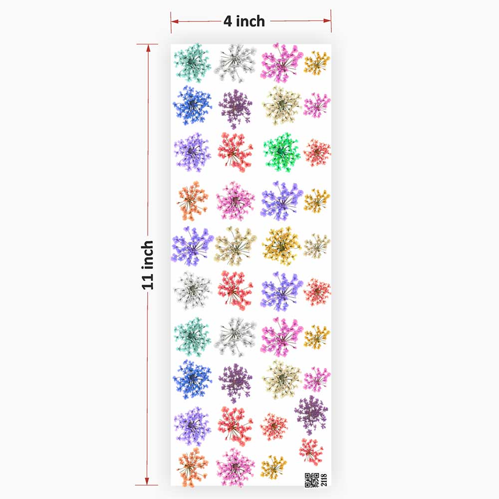 Flower UV DTF Sticker for Resin Art - 2118
