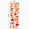 Cute Fox UV DTF Sticker for Resin Art - 2052