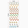 Square Designs UV DTF Sticker for Resin Art - 2090