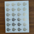 Arabic Embossed Sticker Sheet - 409