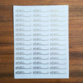 Arabic Embossed Sticker Sheet - 423