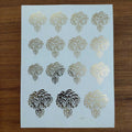 Arabic Embossed Sticker Sheet - 429