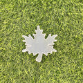 4 Inch Leaf Zigzag Coaster Silicone Mould - 6mm Depth