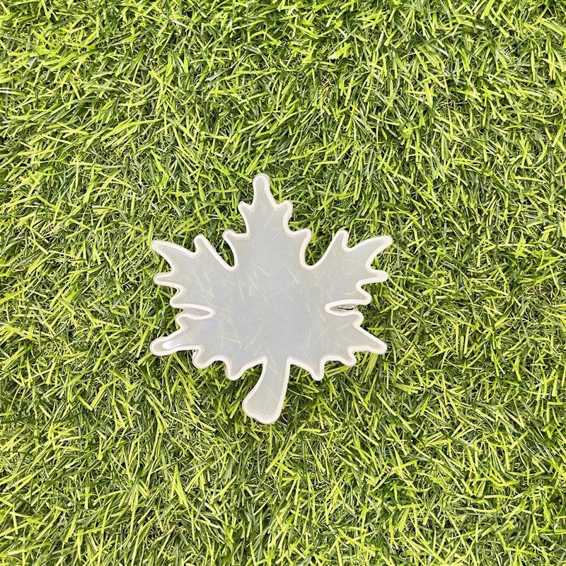 4 Inch Leaf Zigzag Coaster Silicone Mould - 6mm Depth