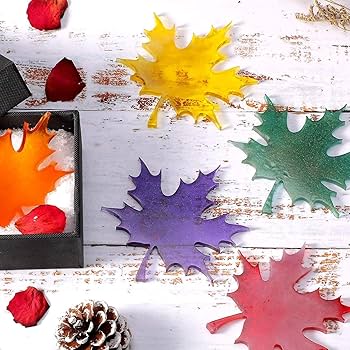 4 Inch Leaf Zigzag Coaster Silicone Mould - 6mm Depth