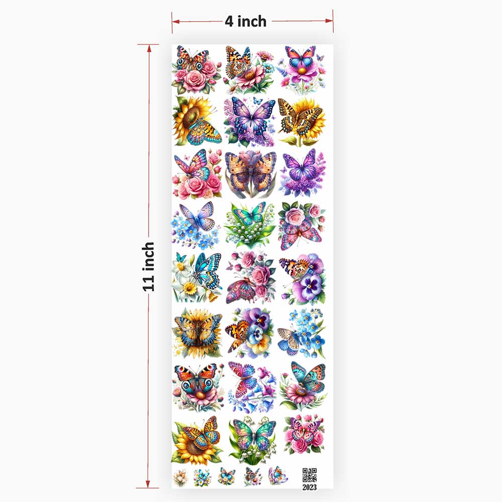 Butterfly UV DTF Sticker for Resin Art - 2023