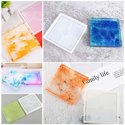 4 Inch Square Border Silicone Mould - 10mm Depth