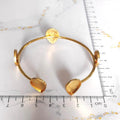 Five-Oval Drop Kada Bracelet Base for Resin Art