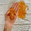 Amber Gold Crystal Clear Stone – 500gms
