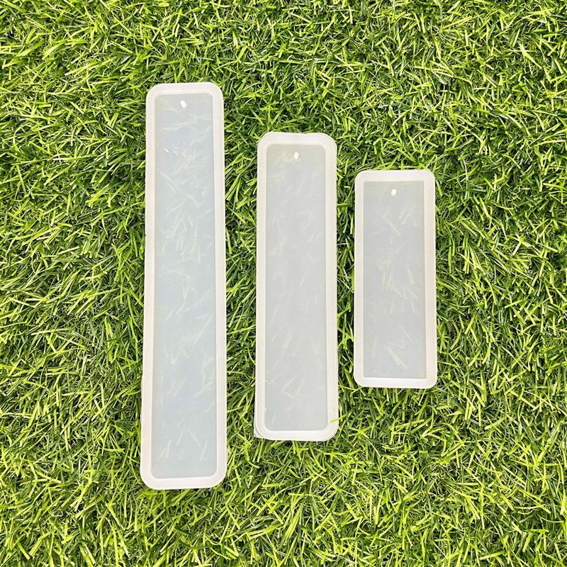 3-Piece Bookmark Silicone Mould - 8x4cm, 6x4cm, 4x4cm - 3mm Depth