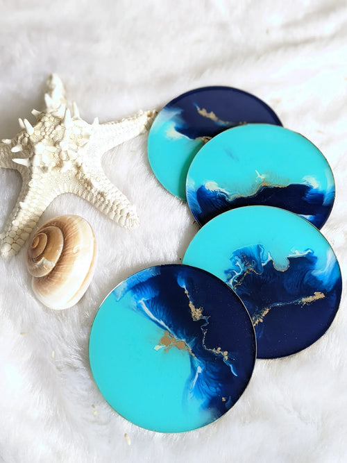 4 Inch Round Coaster Silicone Mould - 8mm Depth