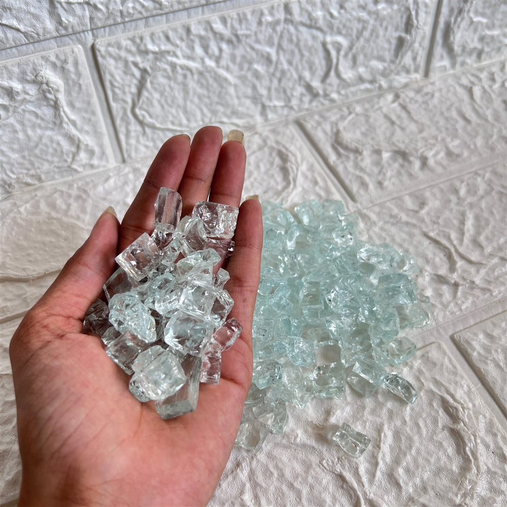 Diamond Frost Crystal Clear Stone (6mm to 8mm) 500gms