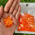Orange Starburst Sequin Mix