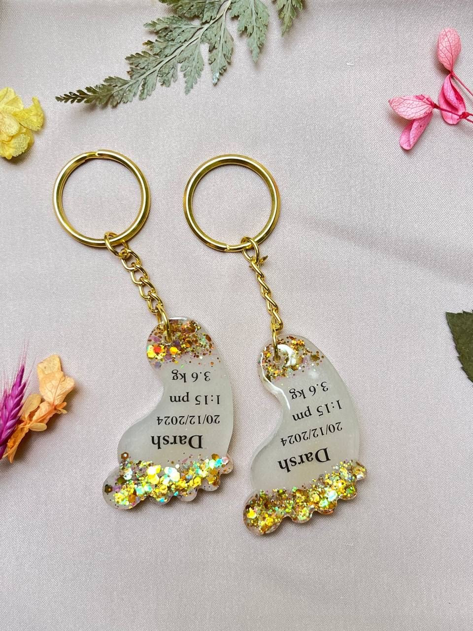 2 Inch Foot Keychain Silicone Mould