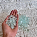 Ice Aqua Crystal Clear Stone (4mm To 6mm) 500gms