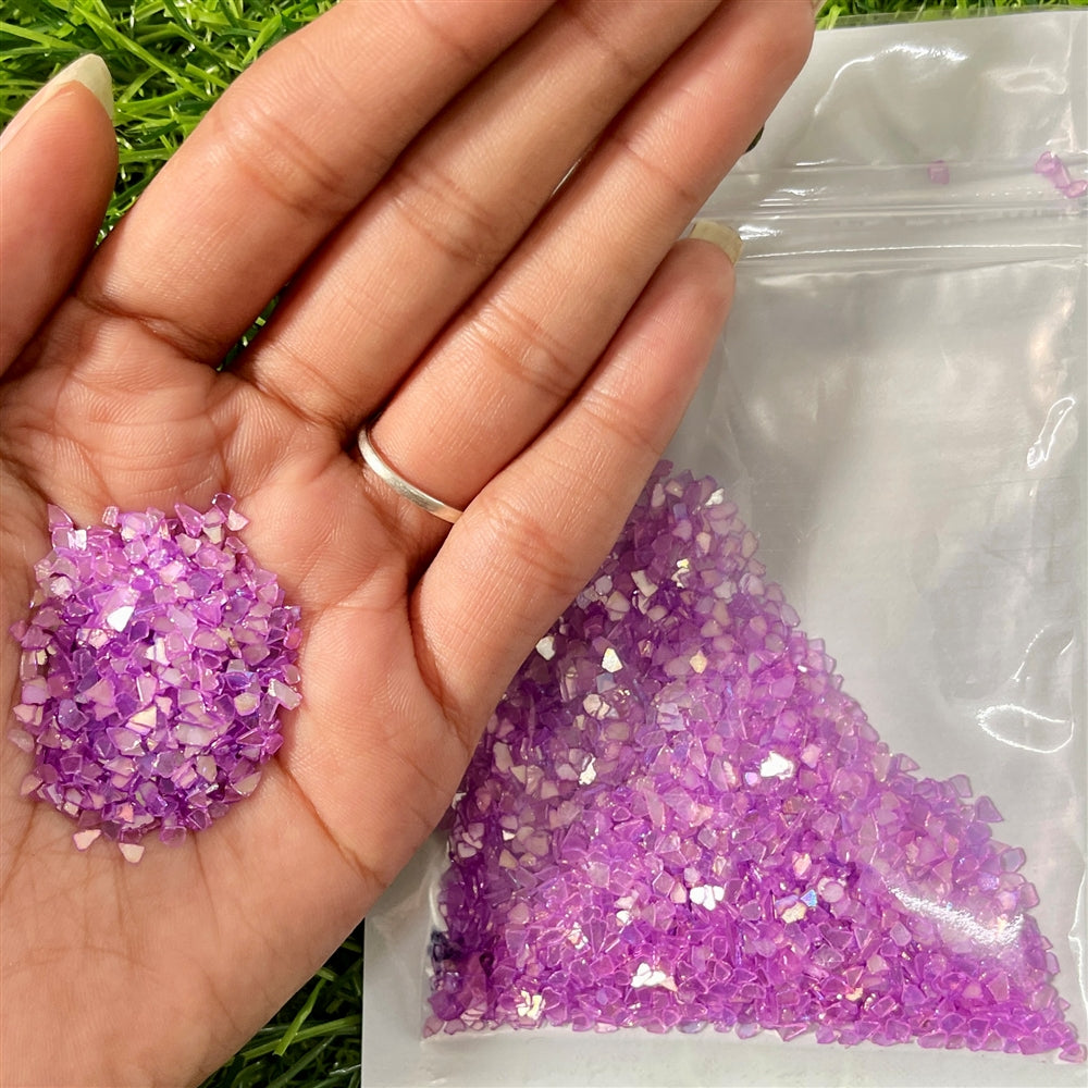Lavender Frost Crystal Chips - 20g Pack