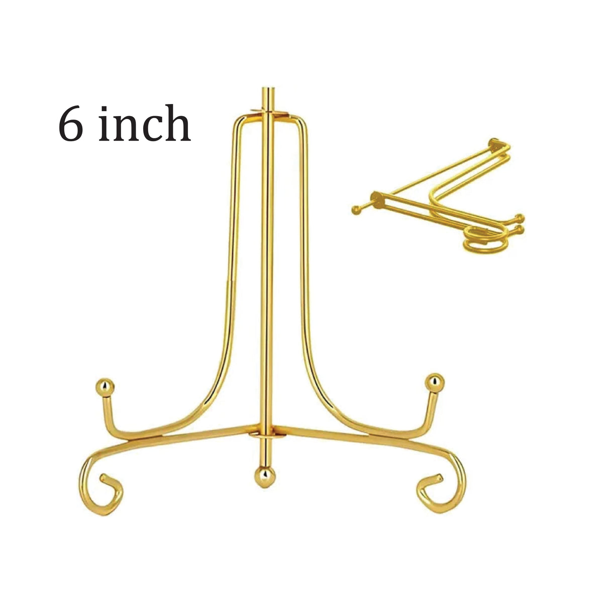Metal Foldable Display Stand - 6 Inch