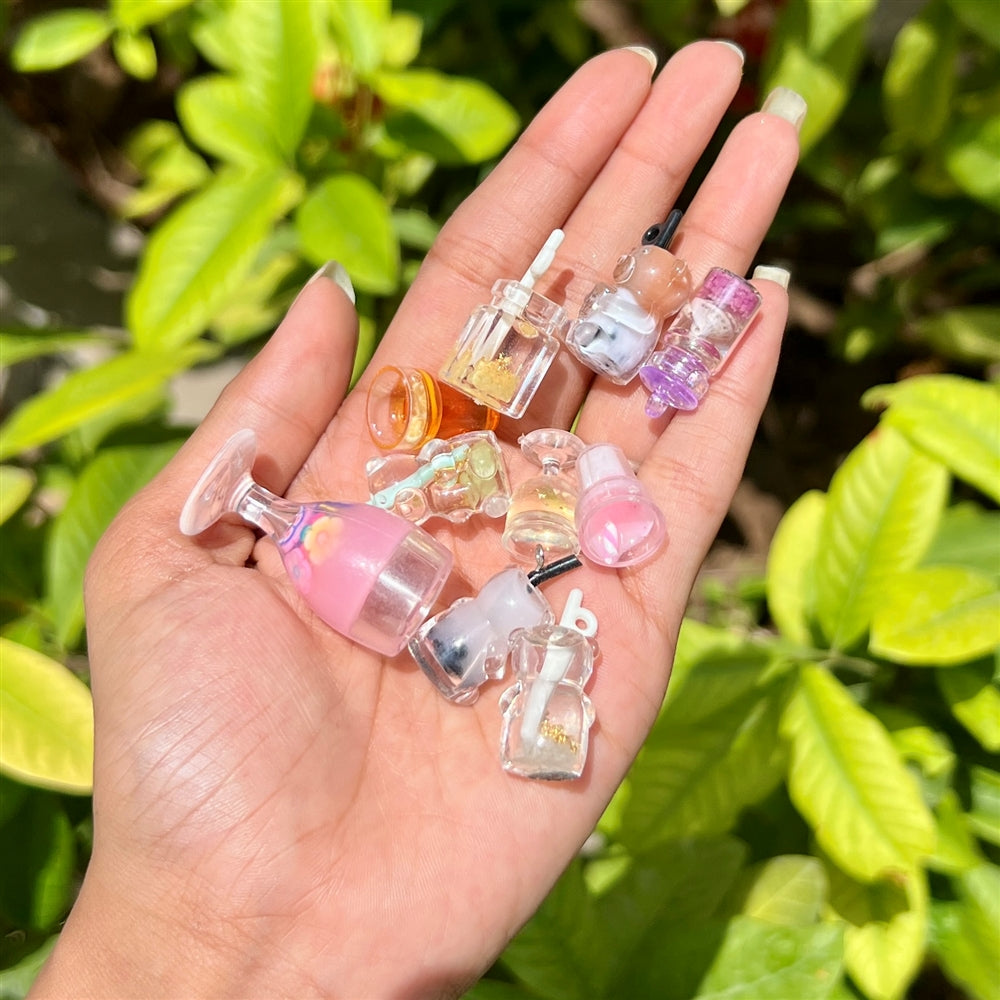 Miniature Drink Bottle Set - Juices, Milkshakes & Boba Bottles