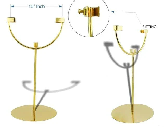 Moon Metal Display Stand - 10 Inch