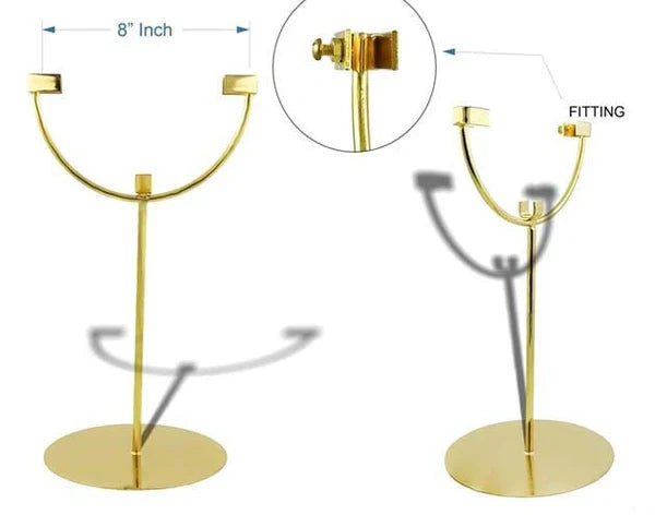 Moon Metal Display Stand - 8 Inch