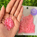 Peach Daisy Polymer Beads