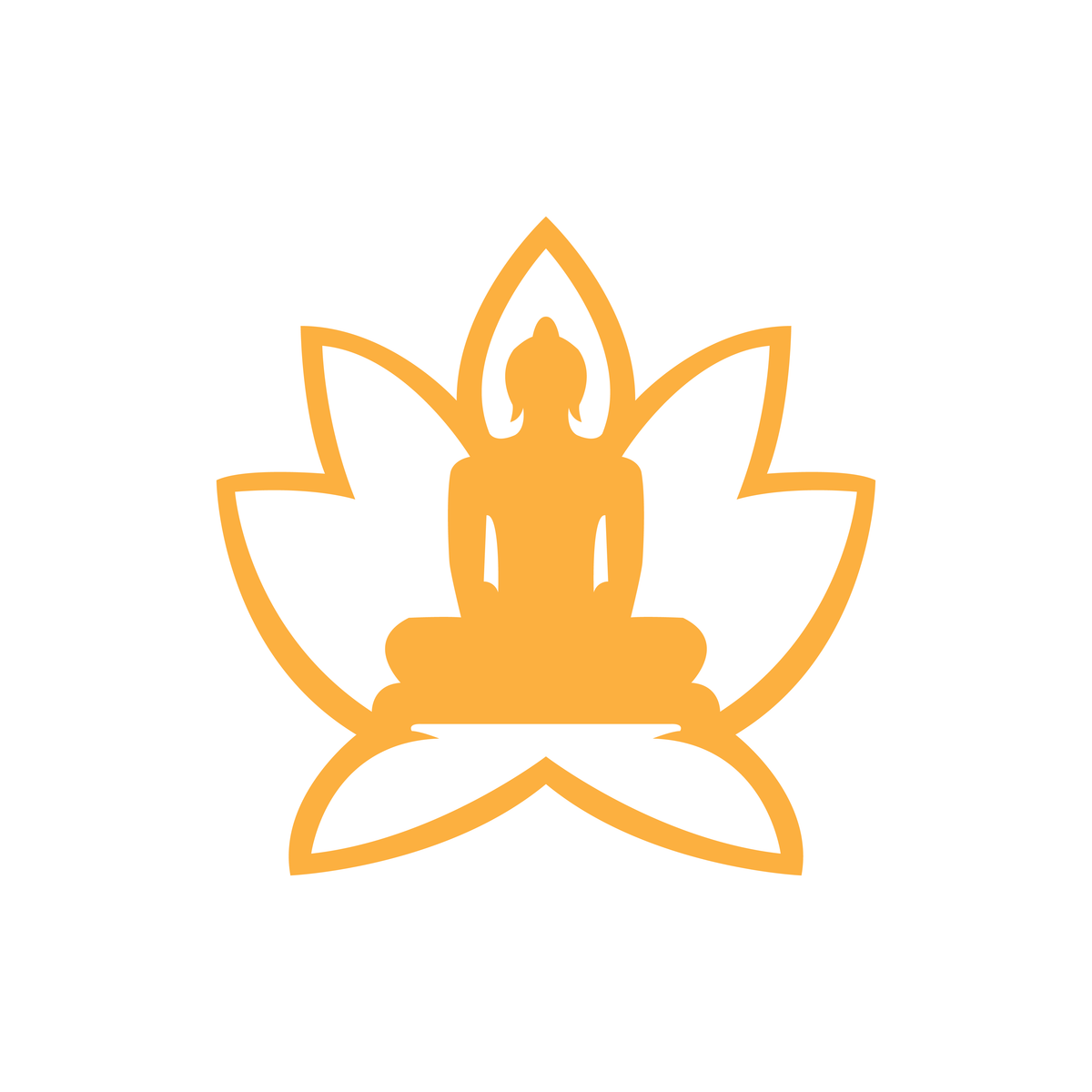 Mahavir Swami on Lotus Acrylic Cutout for Resin Art