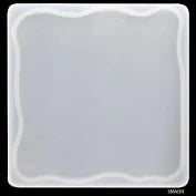 4 Inch Square Agate Zigzag Silicone Mould - 5mm Depth