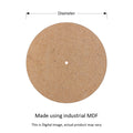 Round MDF Clock Base for Resin Art