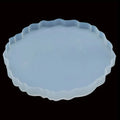5 Inch Round Agate Zigzag Silicone Mould - 8mm Depth
