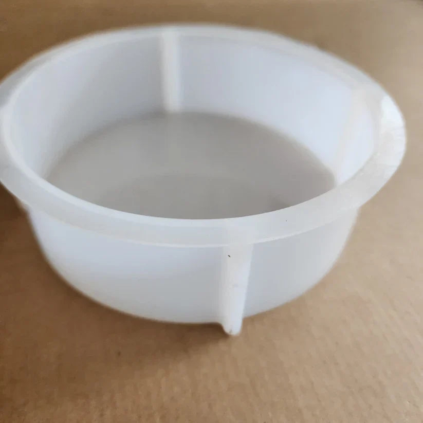 6 Inch Round Wedding Flower Preservation Silicone Mould - 50mm Depth