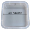 17cm Square Wedding Flower Preservation Silicone Mould - 50mm Depth